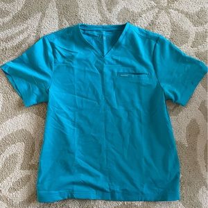 Jaanuu NWT Men's Teal Scrub Top